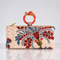 WRISTLET | EMBROIDERED BLUE FLOWER