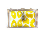 Acrylic Clear Horse Clutch with Removable Chain Strap