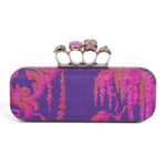 SKULL KNUCKLE | PURPLE + PINK CHINOISERIE MINAUDIÈRE