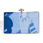 TOP KNOT | BLUE CHINOISERIE LIONESS MINAUDIÈRE