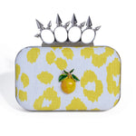 SPIKED HANDLE | ICONIC LEOPARD LEMON MINAUDIÈRE