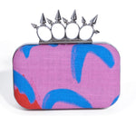 SPIKED HANDLE | NEON PRINT MINAUDIÈRE