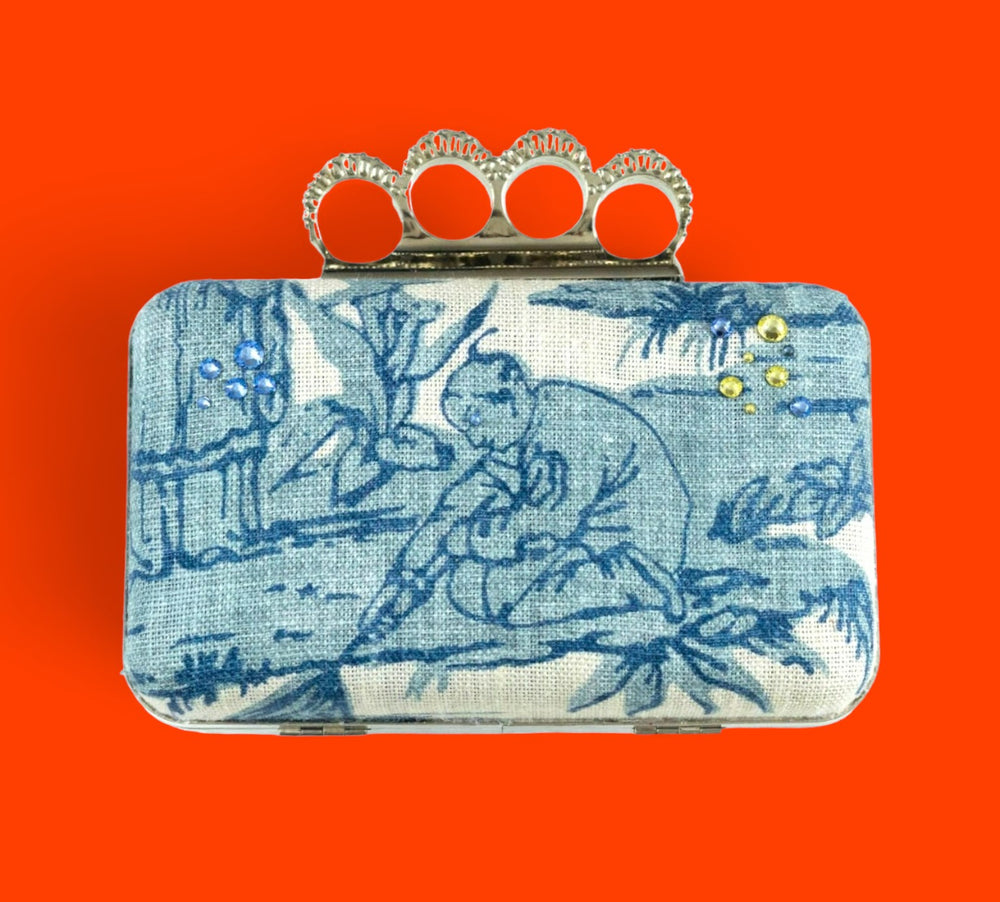 Four Ring Chinoiserie Minaudière