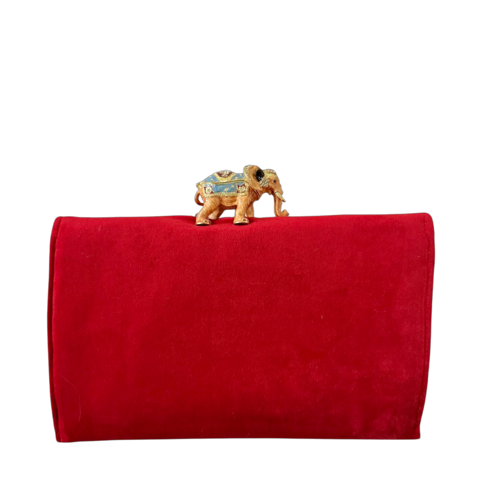 ENVELOPE CLUTCH | RED VELVET x ELEPHANT