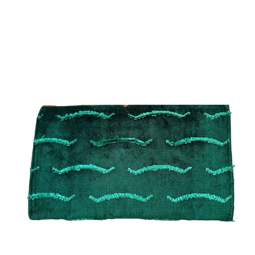 ENVELOPE CLUTCH | STRIPED  x LEOPARD