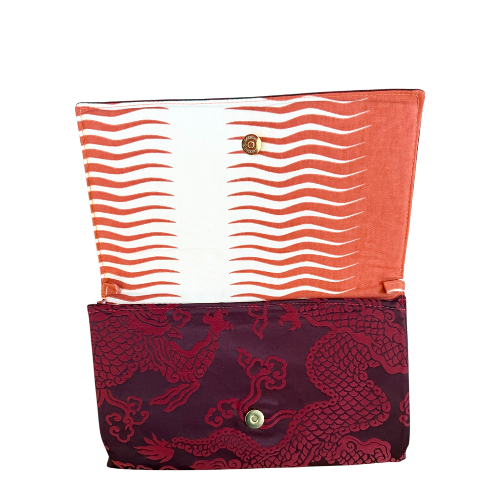 OG ENVELOPE CLUTCH | DRAGON PRINT x TIGER