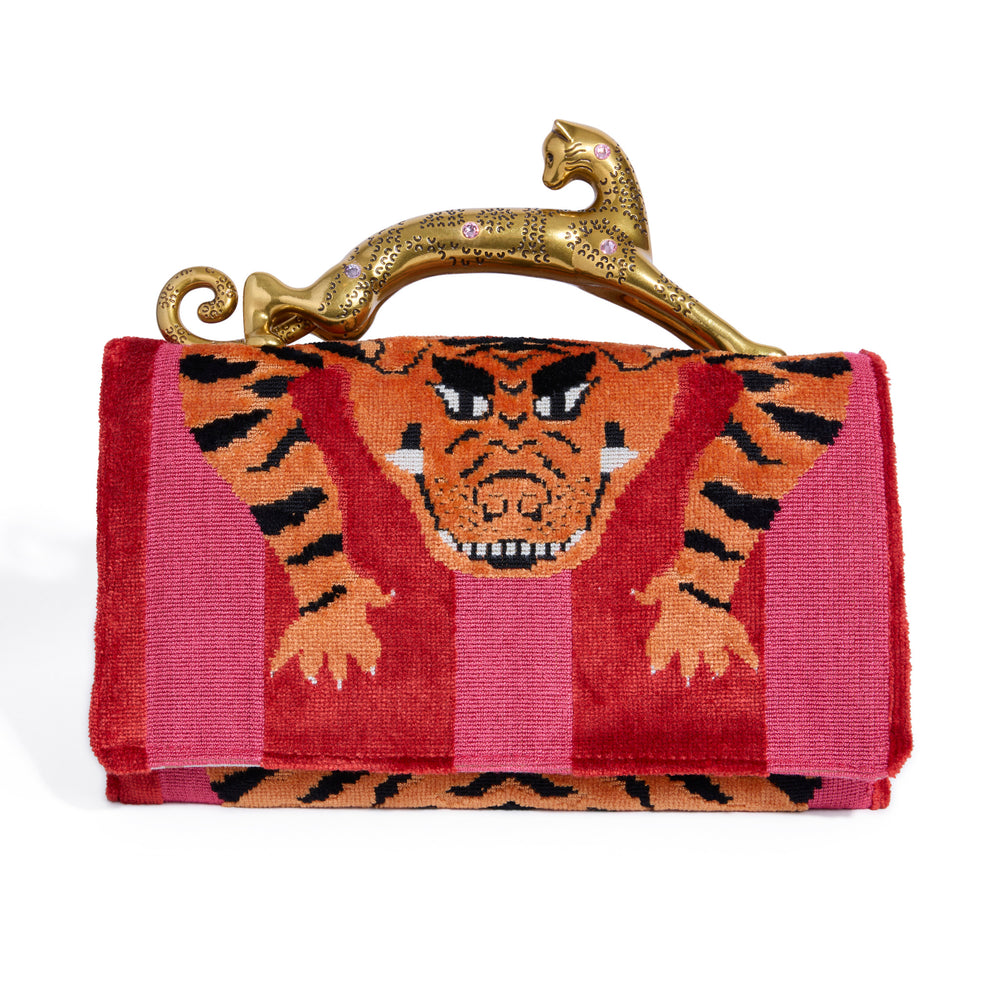 LEOPARD HANDLE CLUTCH | THE MITZI