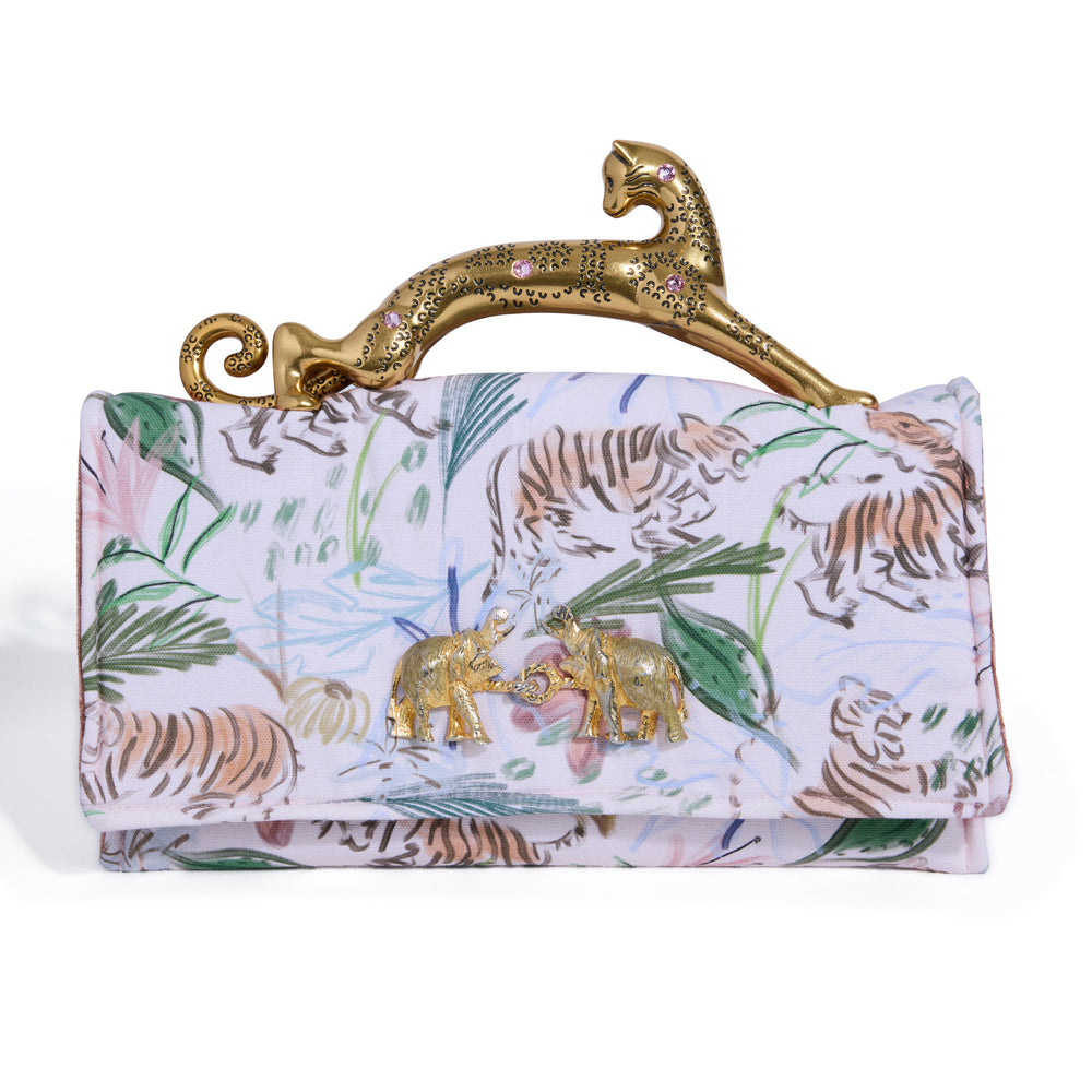 LEOPARD HANDLE CLUTCH | THE COLONY