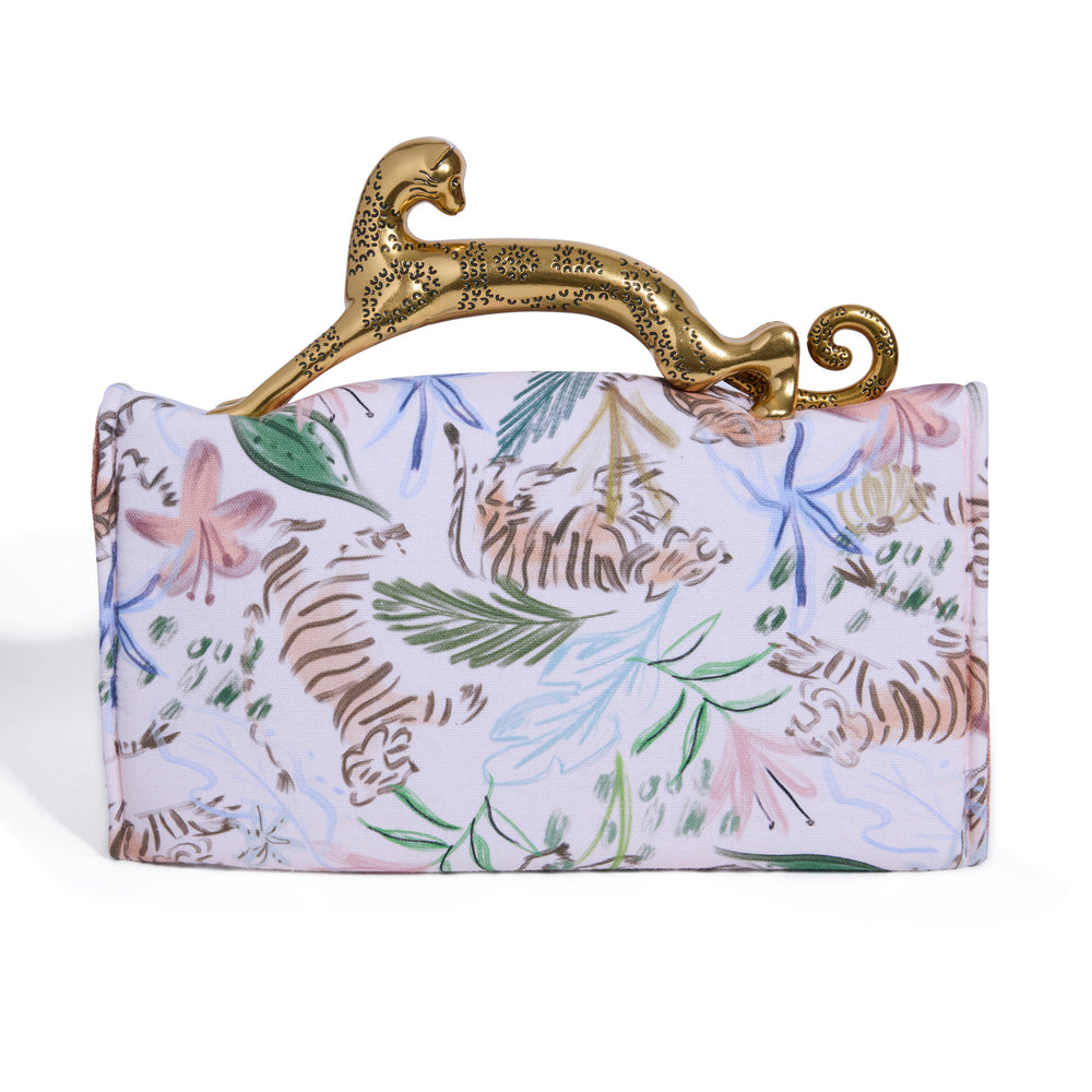 LEOPARD HANDLE CLUTCH | THE COLONY