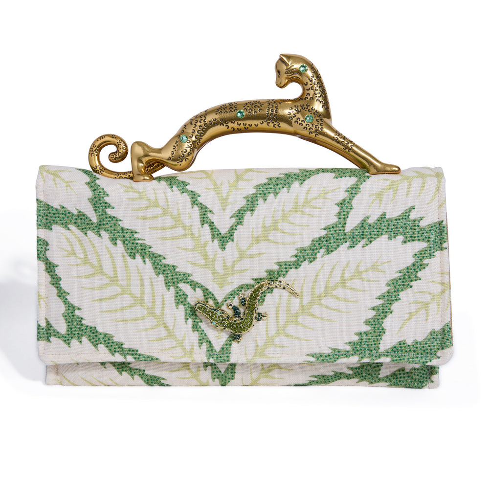 LEOPARD HANDLE CLUTCH | THE GRASSHOPPER