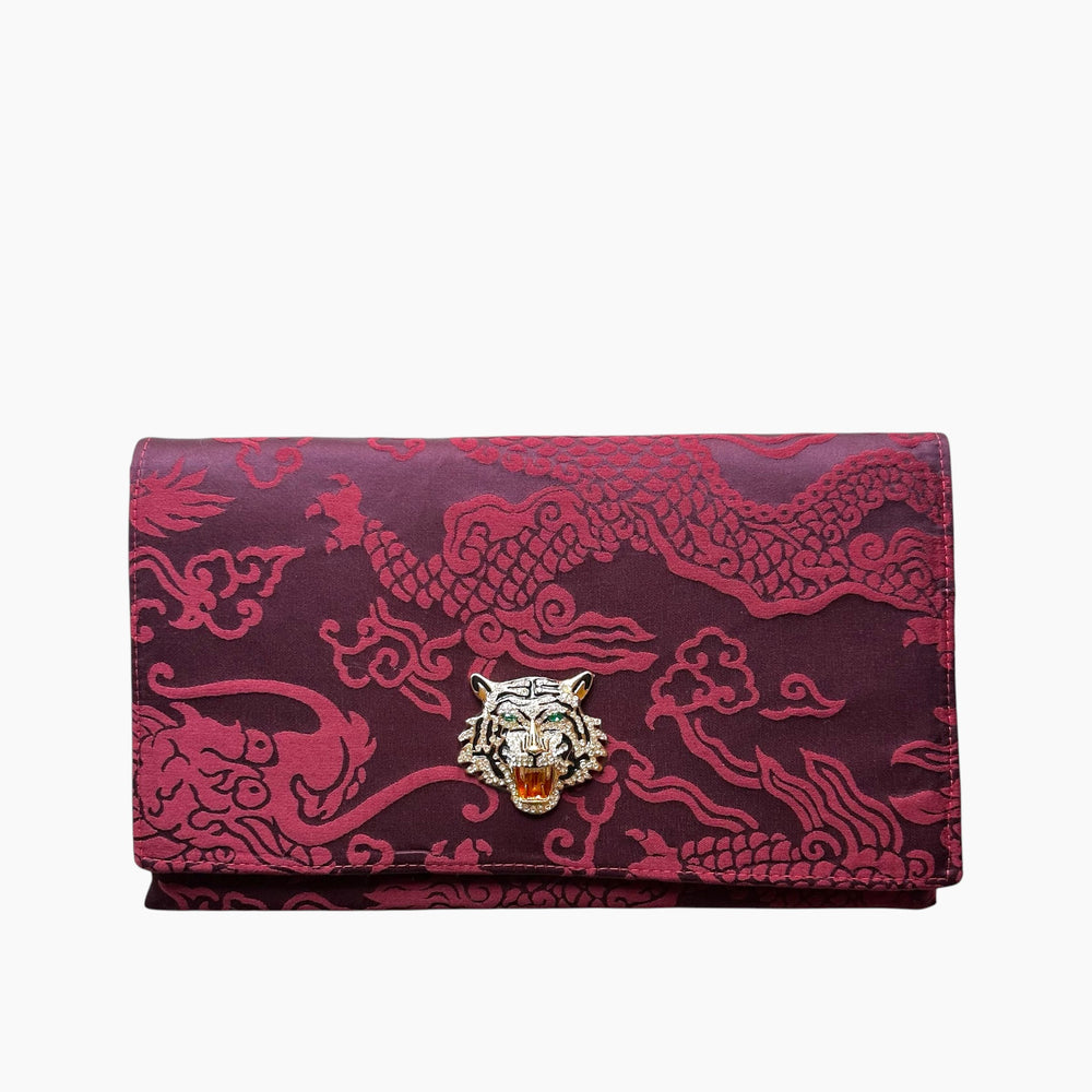 OG ENVELOPE CLUTCH | DRAGON PRINT x TIGER FACE