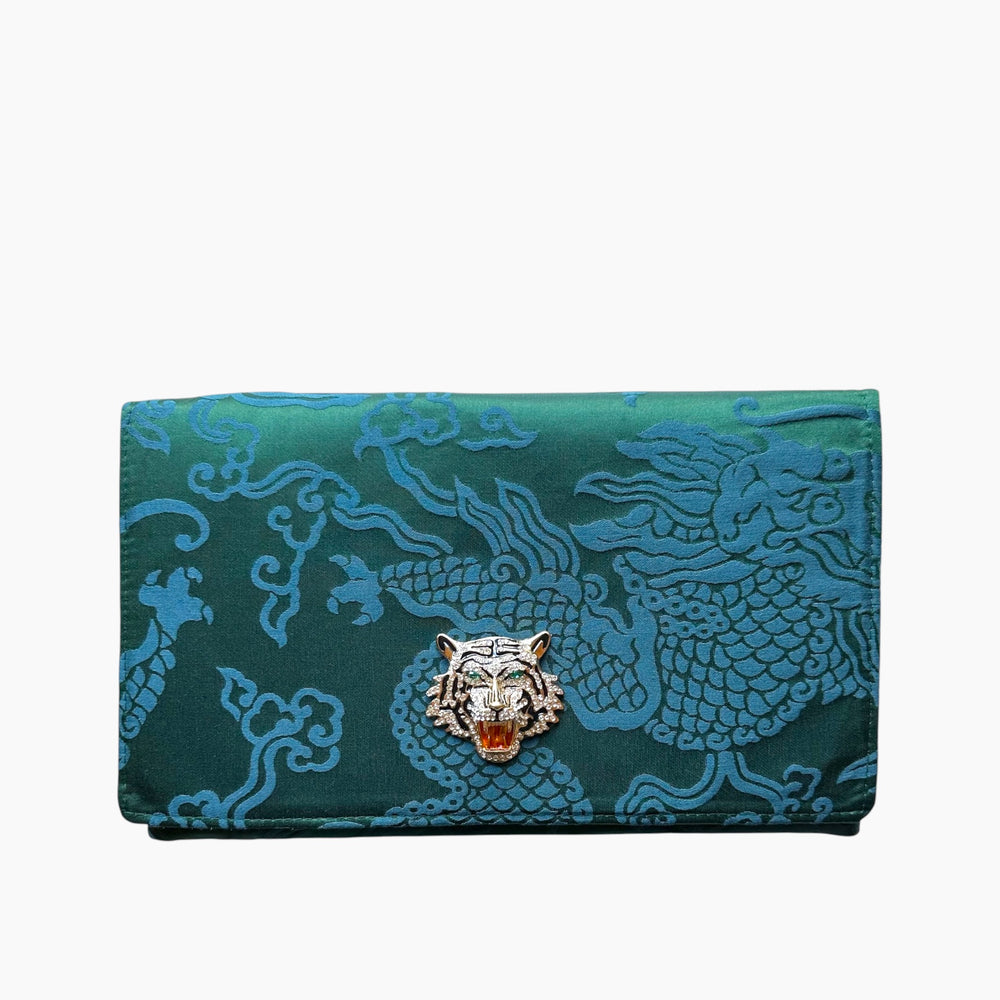 OG ENVELOPE CLUTCH | DRAGON PRINT x TIGER FACE