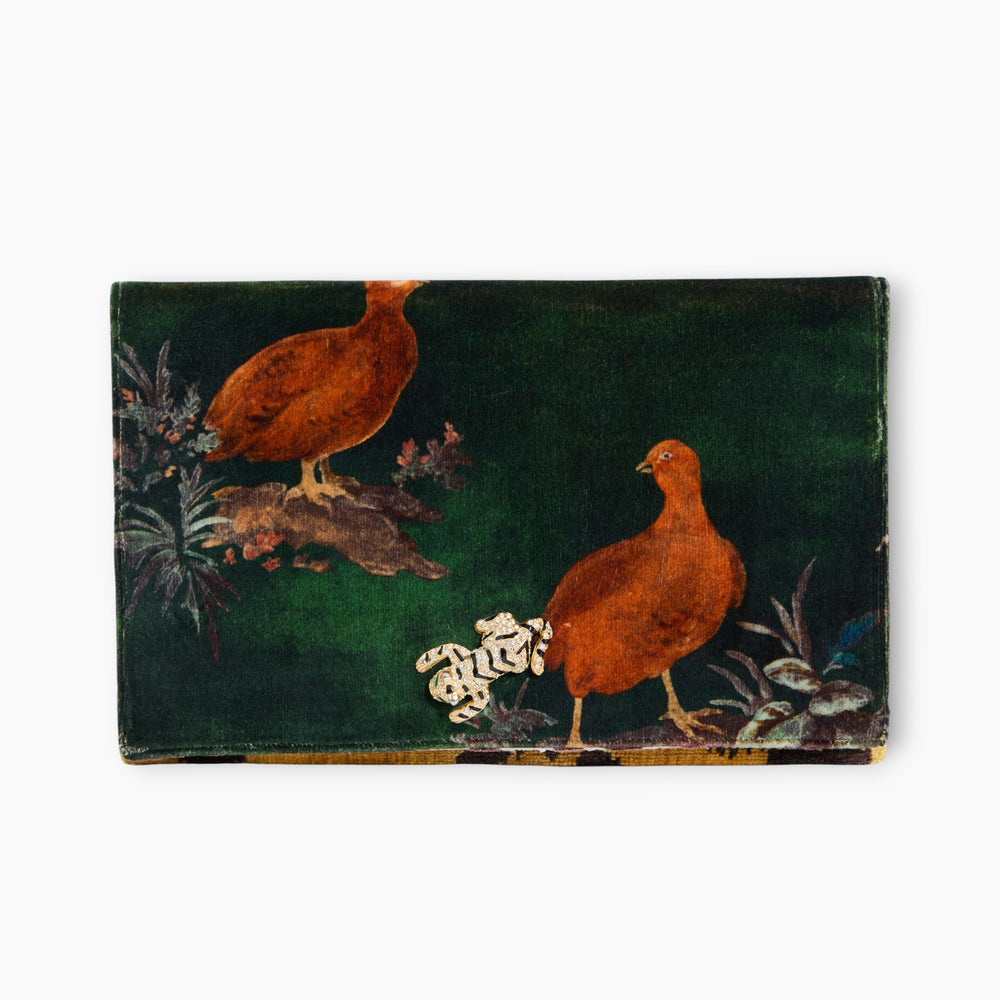 OG FRONT FLAP CLUTCH | PHEASANT SOPHISTICATION