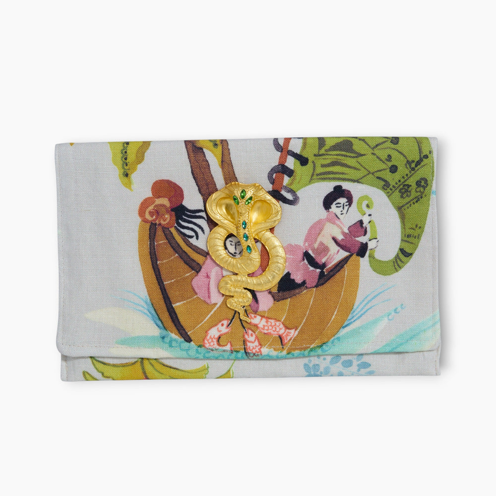 OG FRONT FLAP CLUTCH | CHINO + COBRAS