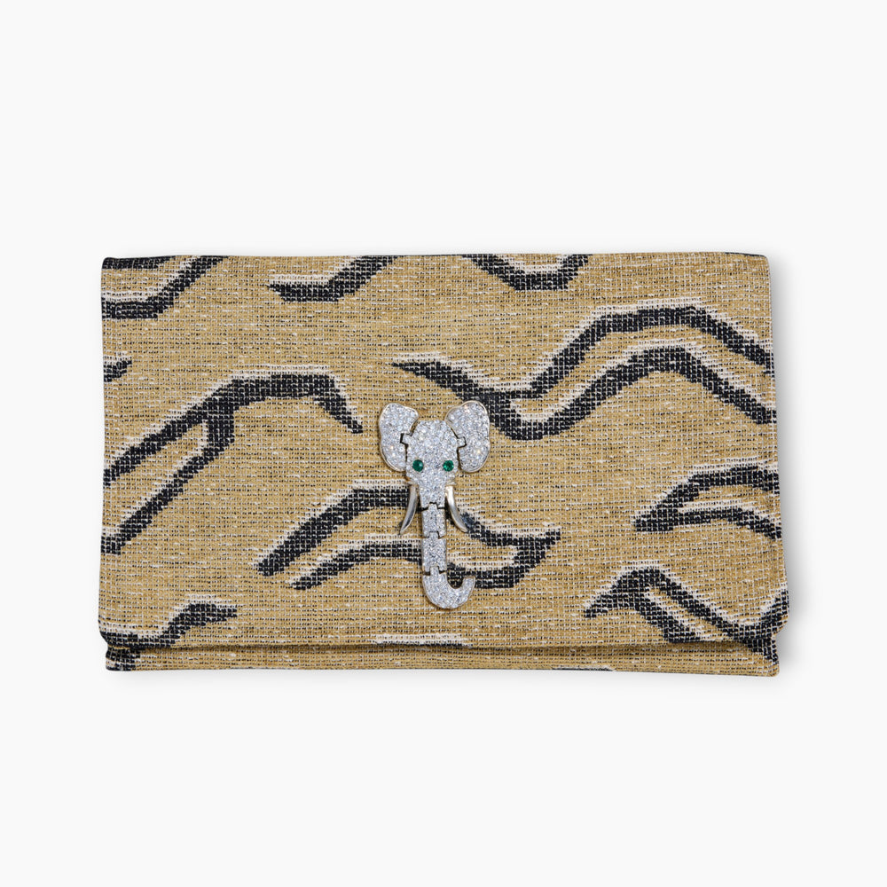 OG FRONT FLAP CLUTCH | TIGER MEETS ELEPHANT