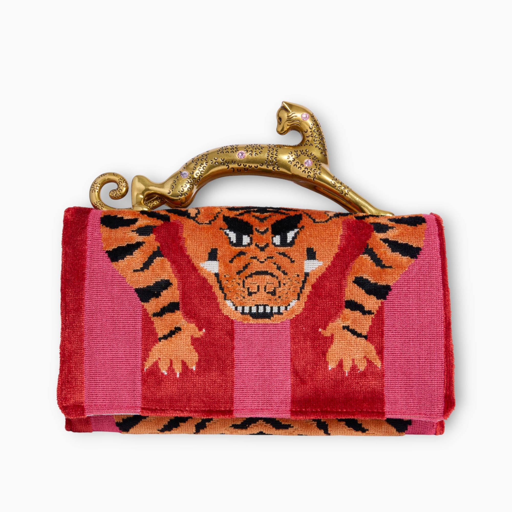 LEOPARD HANDLE CLUTCH | THE MITZI – Cliff + Soph Designs