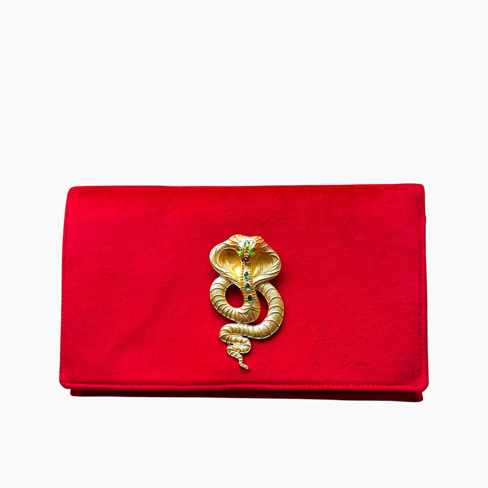RED VELVET ENVELOPE CLUTCH - Available in Multiple Options