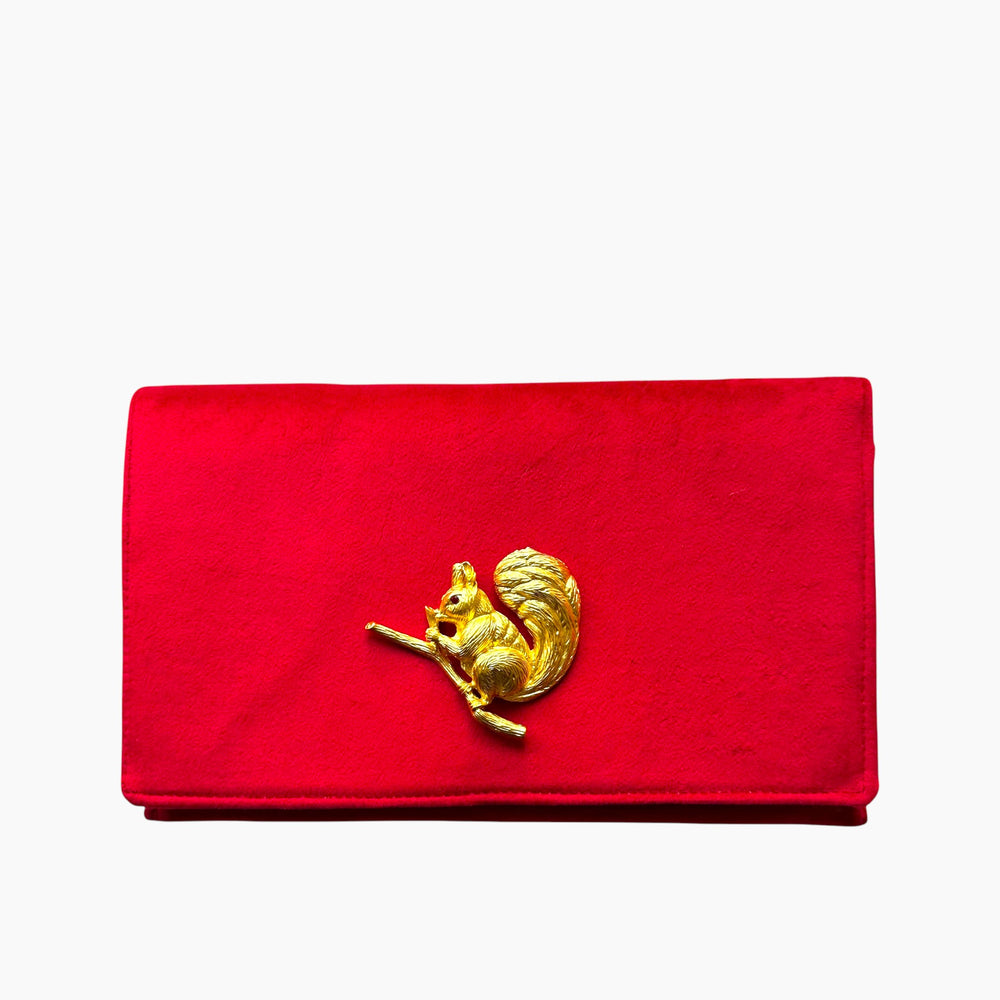RED VELVET ENVELOPE CLUTCH - Available in Multiple Options