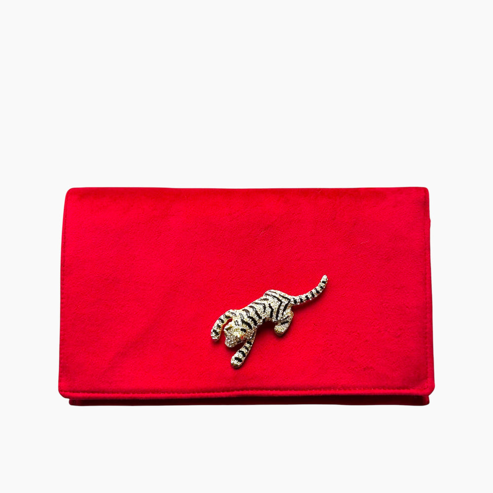 RED VELVET ENVELOPE CLUTCH - Available in Multiple Options