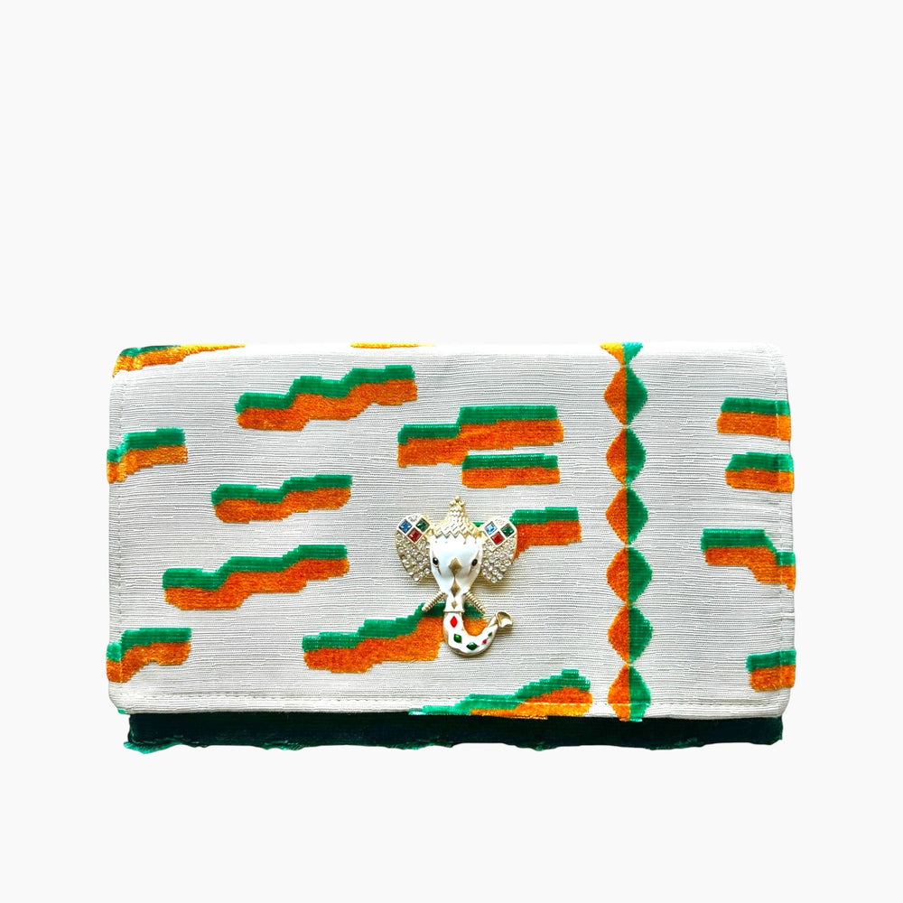 OG ENVELOPE CLUTCH | STRIPED  x ELEPHANT