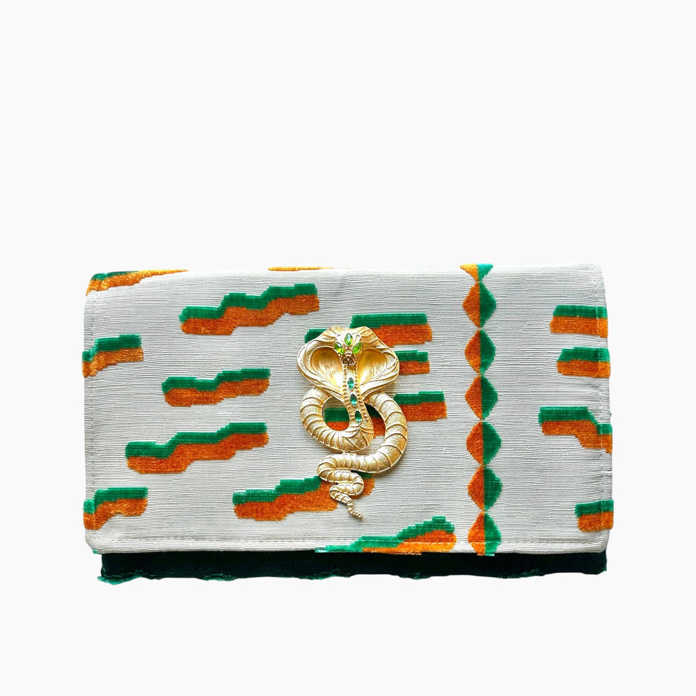 OG ENVELOPE CLUTCH | STRIPED  x  COBRA