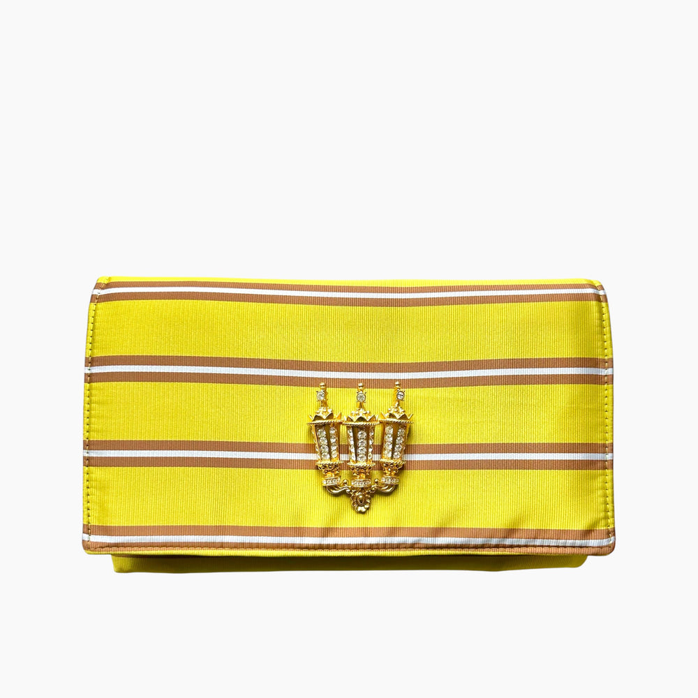 OG ENVELOPE CLUTCH | GOLD STRIPE  x  PARIS LANTERN