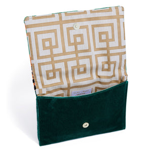 OG FRONT FLAP CLUTCH | GREEN EYED TIGER + COBRA