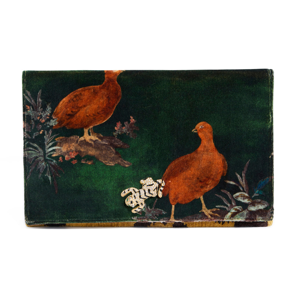 OG FRONT FLAP CLUTCH | PHEASANT SOPHISTICATION