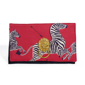 OG FRONT FLAP CLUTCH | LEAPING ZEBRA