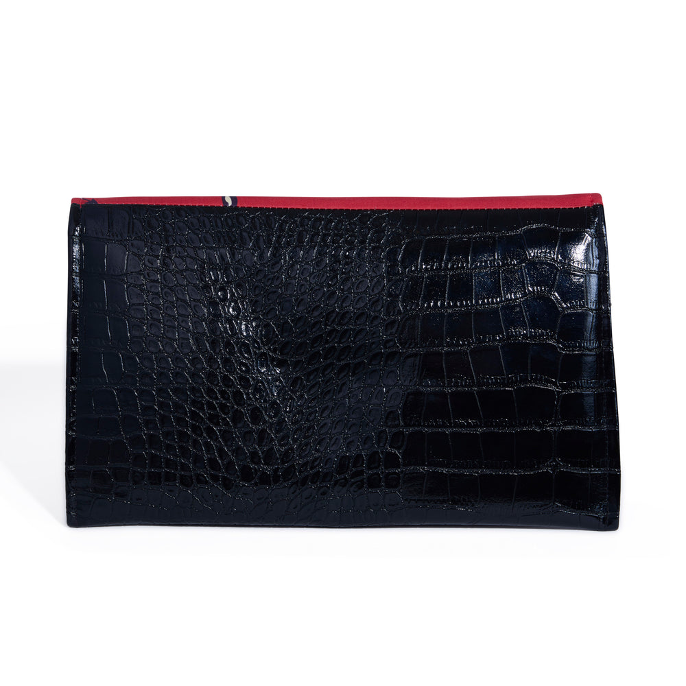 OG FRONT FLAP CLUTCH | LEAPING ZEBRA