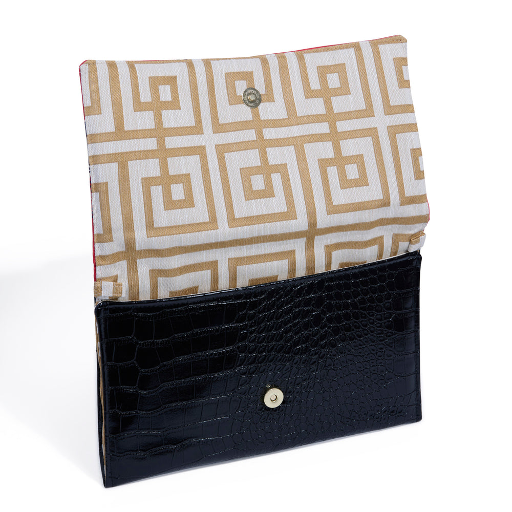 OG FRONT FLAP CLUTCH | LEAPING ZEBRA