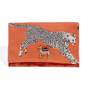 OG FRONT FLAP CLUTCH | LEAPING CHEETAH