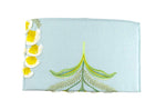 Embroidered Yellow Flower Clutch