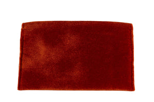 Bright Orange Leopard Clutch With Dragon
