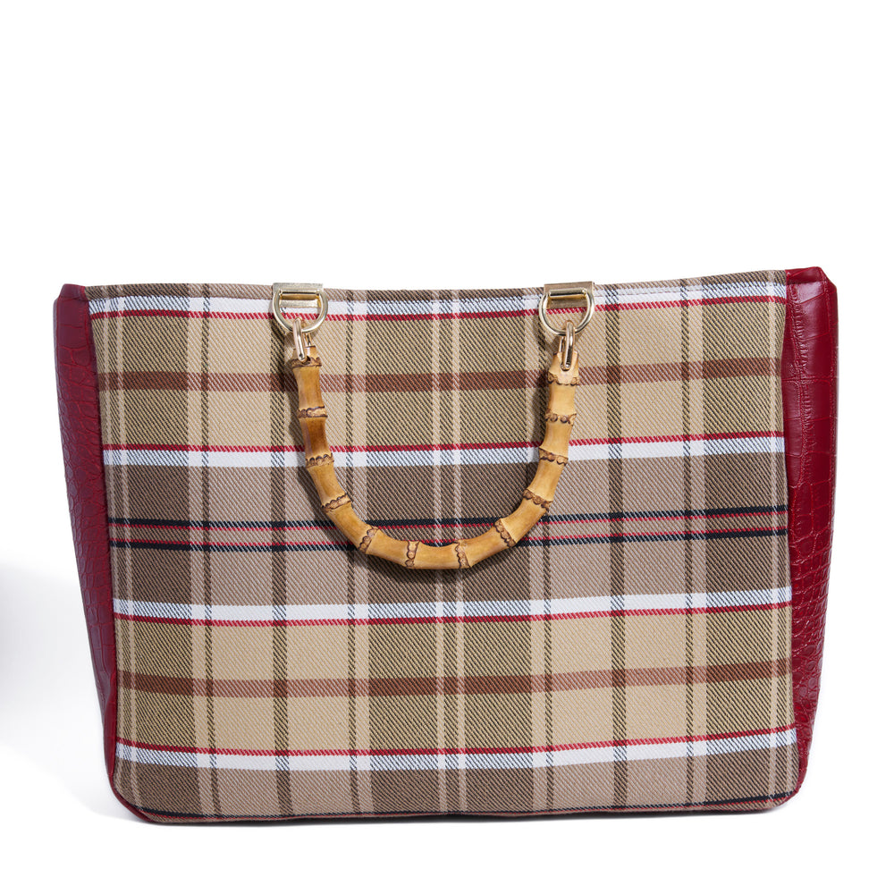 THE CLIFF TOTE | TIGER MEETS PLAID